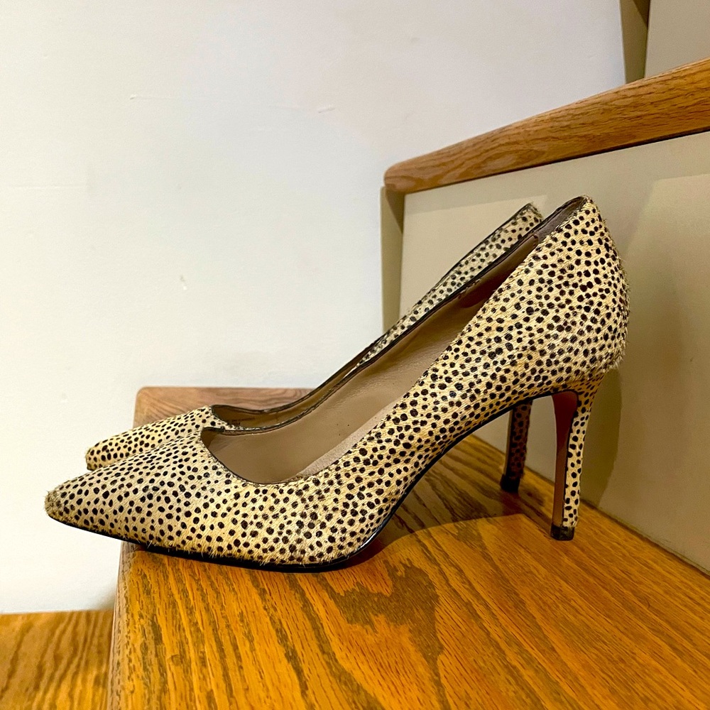 Banana Republic Cheetah Calf Hair Pumps